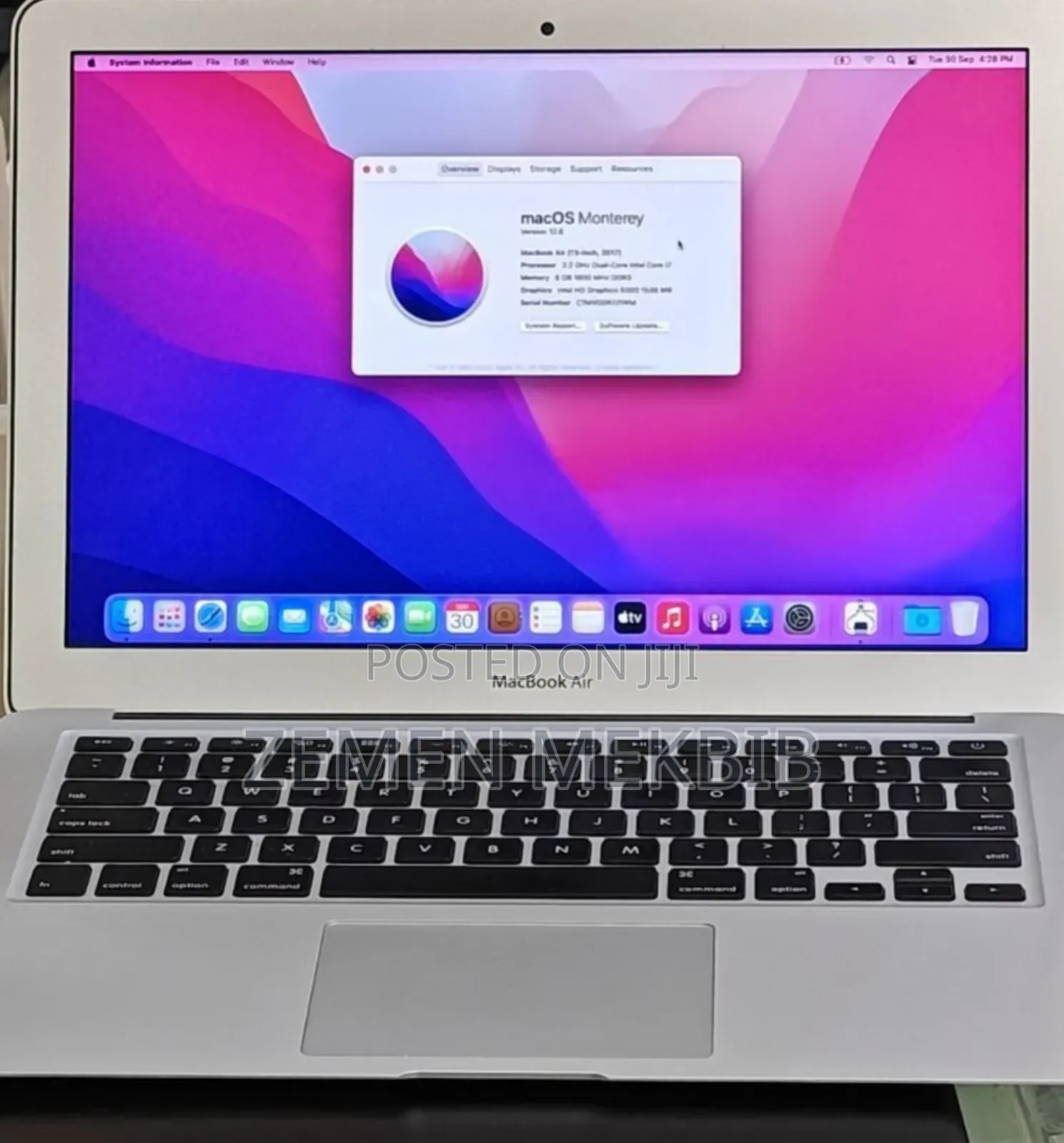 New Laptop Apple MacBook Air 2017 8GB Intel Core I7 SSD 512GB