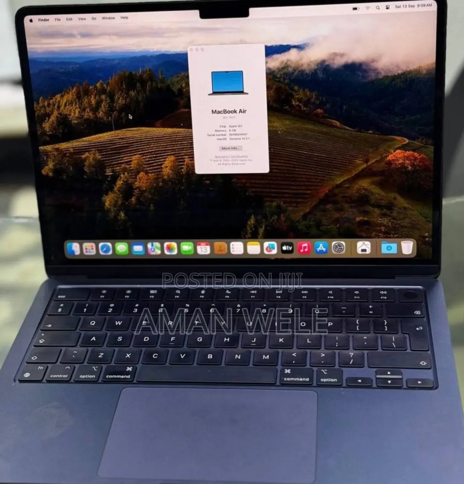 New Laptop Apple MacBook Air 2022 M2 8GB Intel Core M2 SSD 256GB