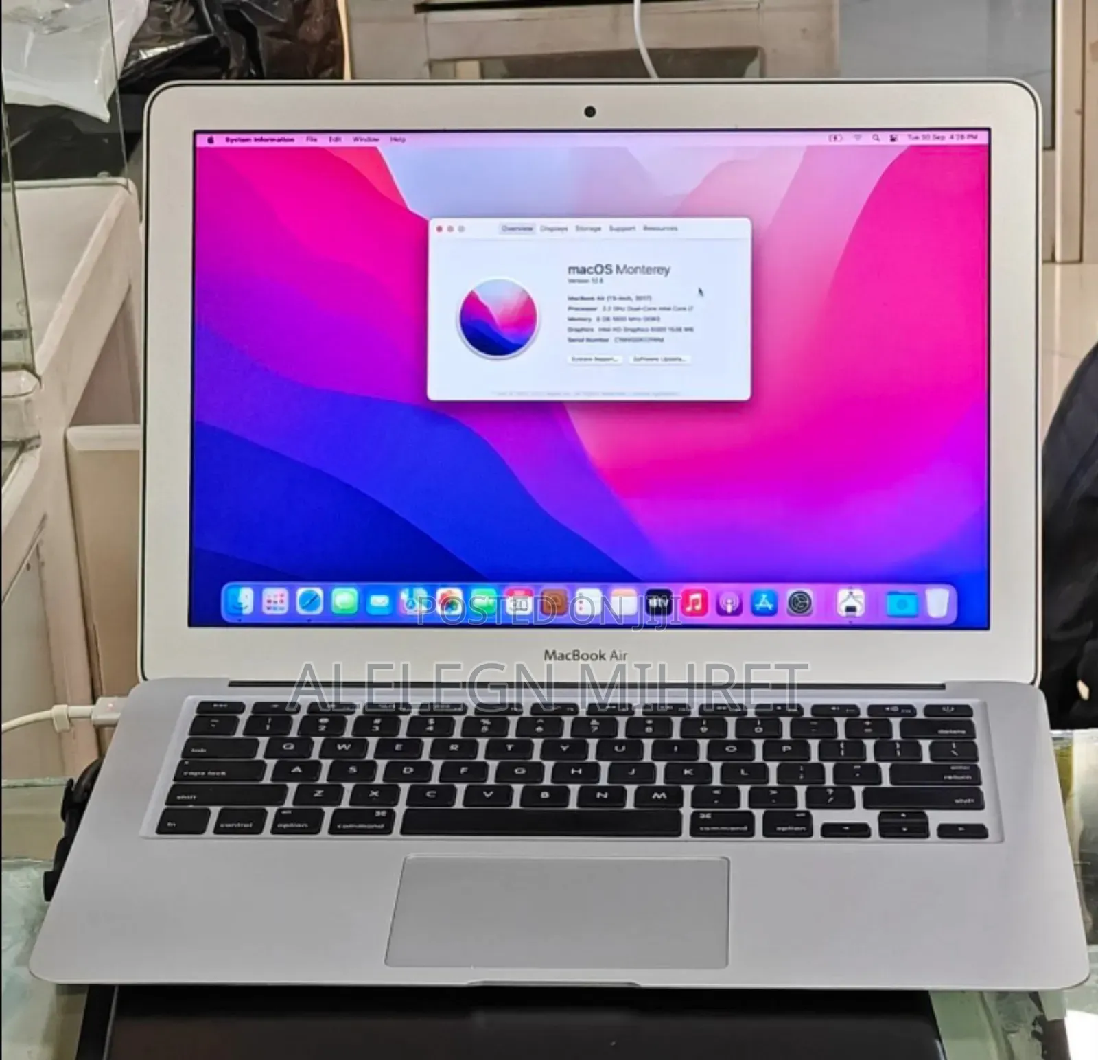 New Laptop Apple MacBook Air 2017 8GB Intel Core I7 SSD 512GB