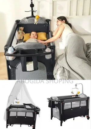 Photo - 5in1 Deluxe Baby Bedside Crib