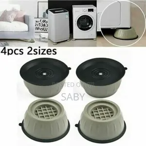 Photo - Washer Dryer Anti-Vibration Pads Fridge Washer Leveling Feet Washing