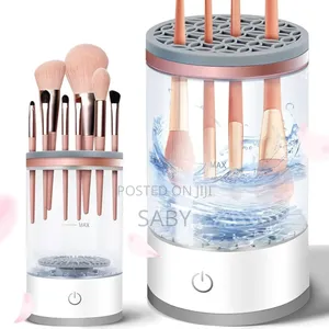 Photo - Portable Electric Make-Up Brush Cleaner Machine With Usb Plug 
