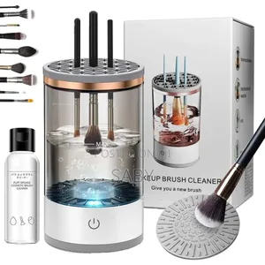 Portable Electric Make-Up Brush Cleaner Machine With Usb Plug 
