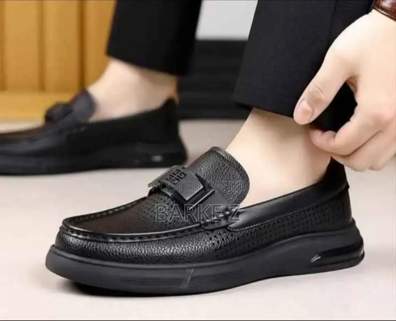 የወንዶች ቆዳ ጫማ