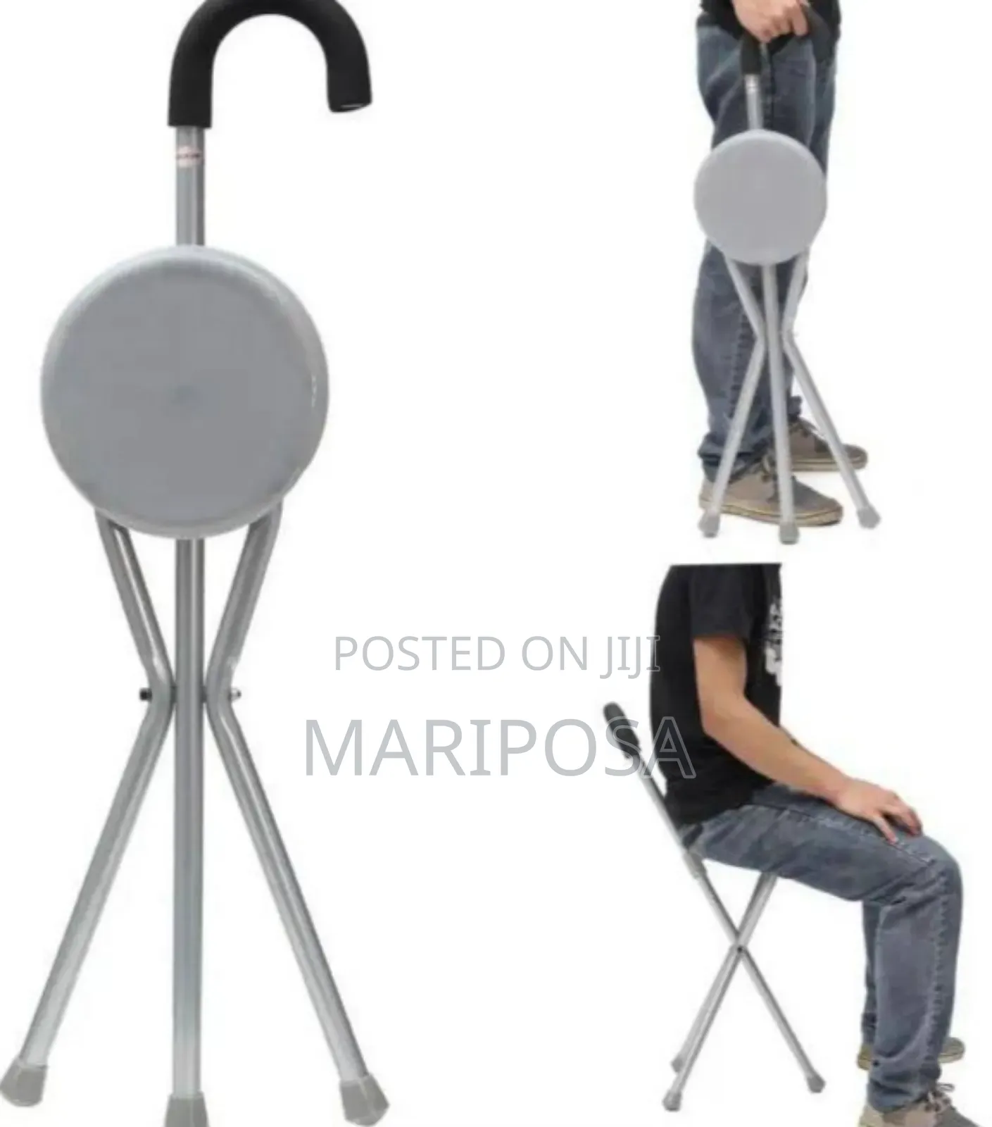 Foldable 3 Legged Walking Stick