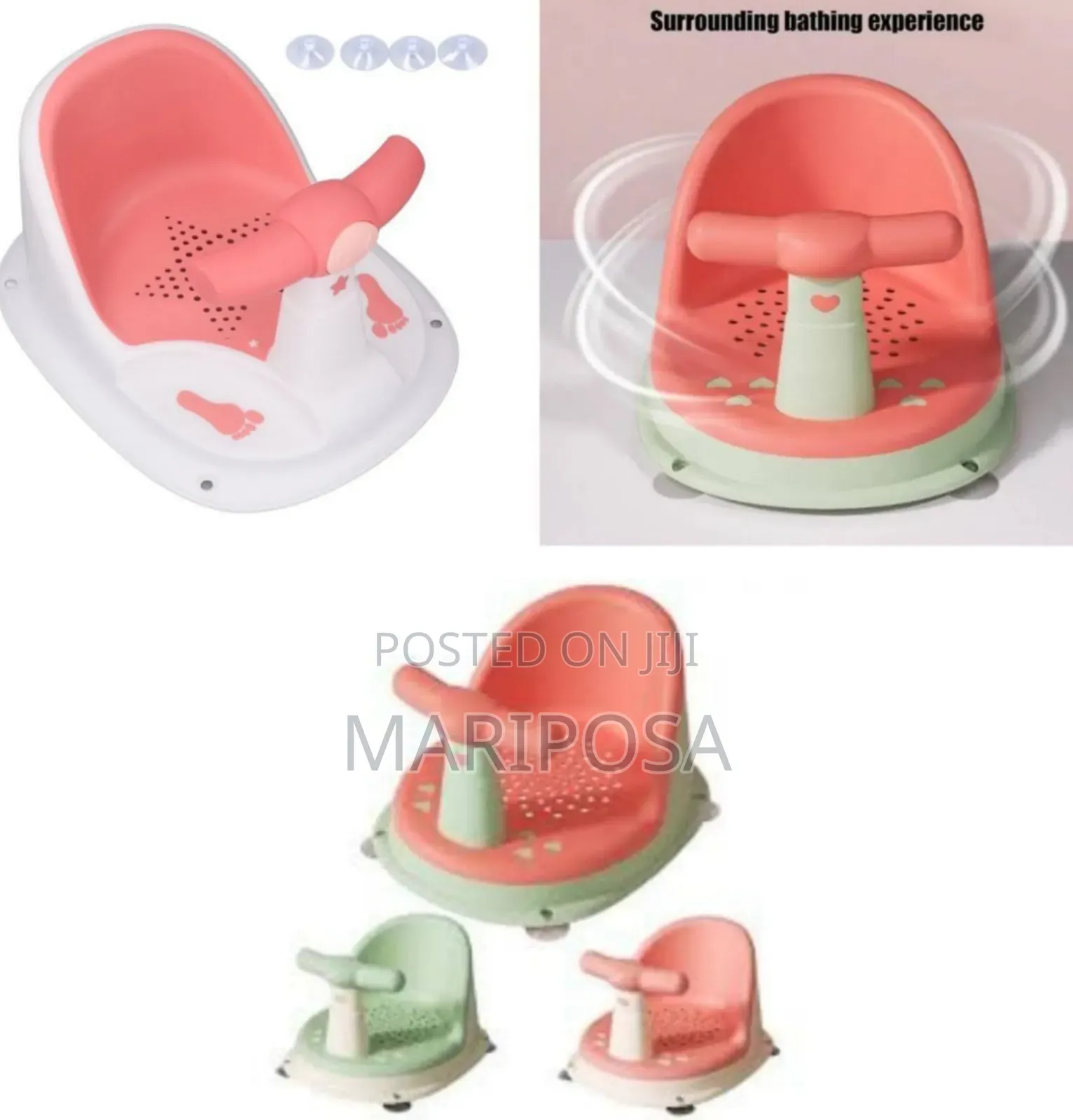 Baby Bath Set With Sanction Cups
