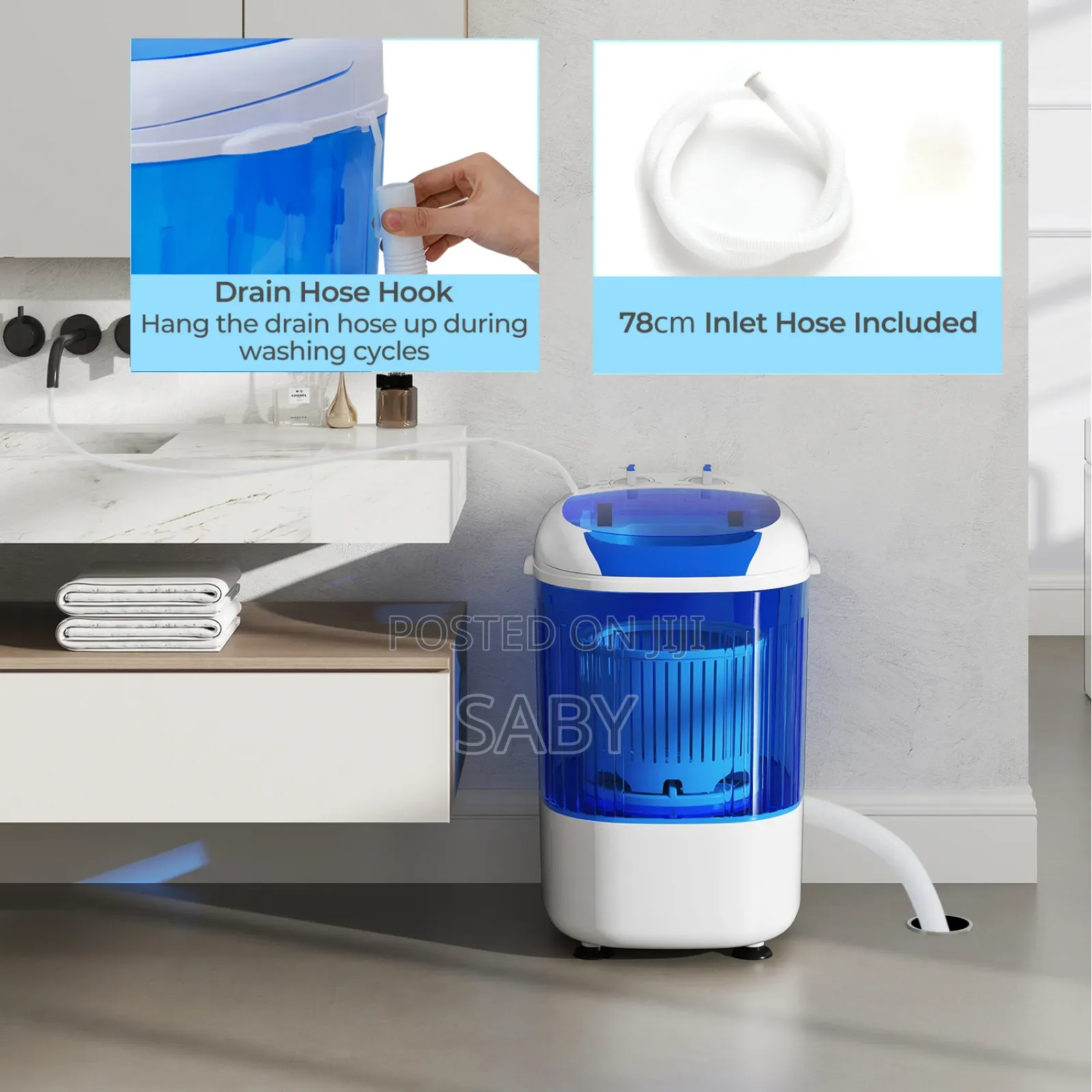 2.5 Kg 2in 1 Washing Machine
