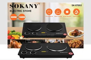 Photo - Sokany Double Burner Electric Stove Platet
