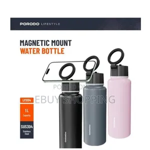 Photo - Stylish Porodo Magnetic Bottle - Double Wall Insulated For All-day