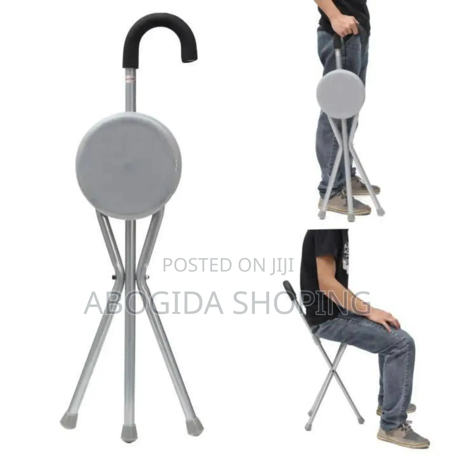 Foldable 3 Legged Walking Stick
