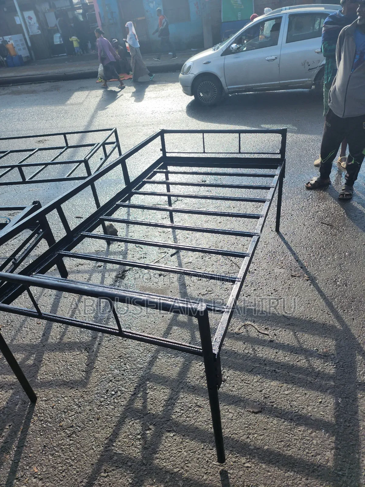 Bed አልጋ የብረት አልጋ