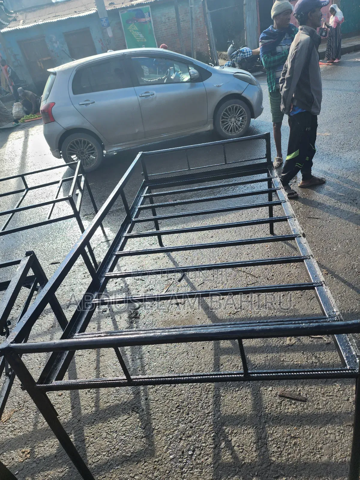 Bed አልጋ የብረት አልጋ