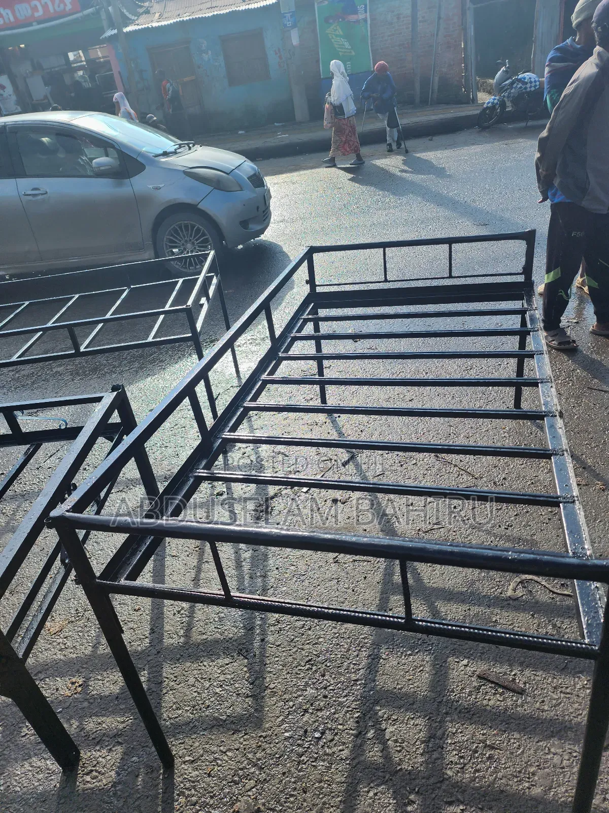 Bed አልጋ የብረት አልጋ