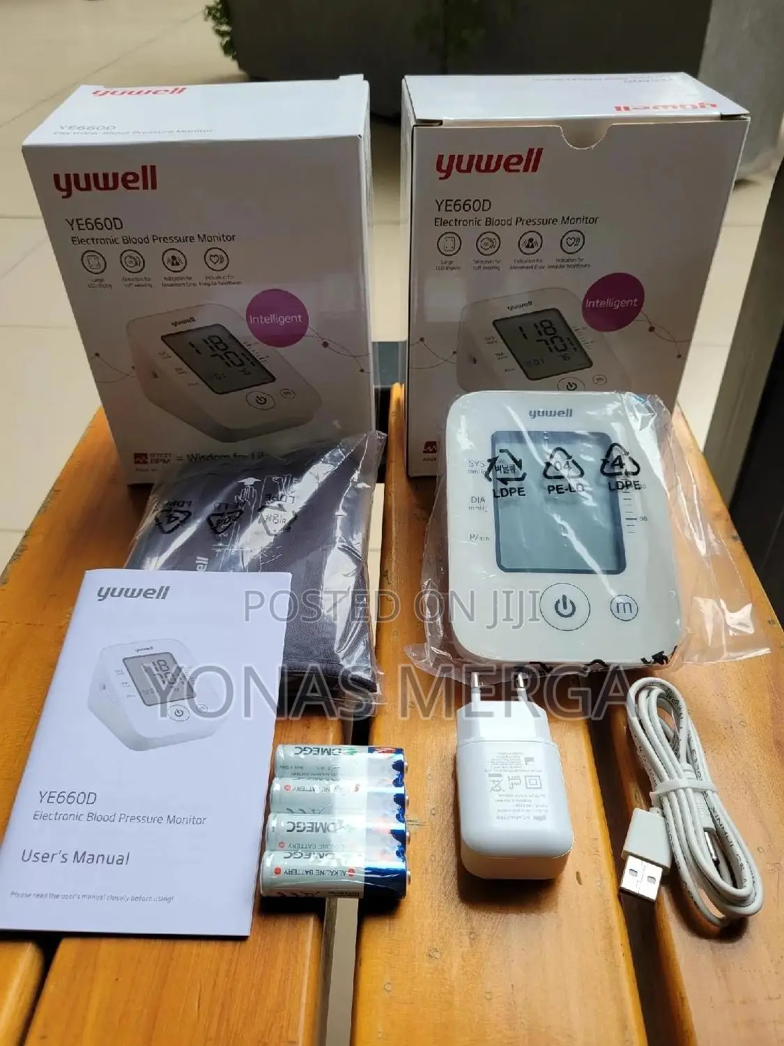 Blood Pressure Monitor樸፤Wearable, Digital LCD Display፨瓶full Auto BPM