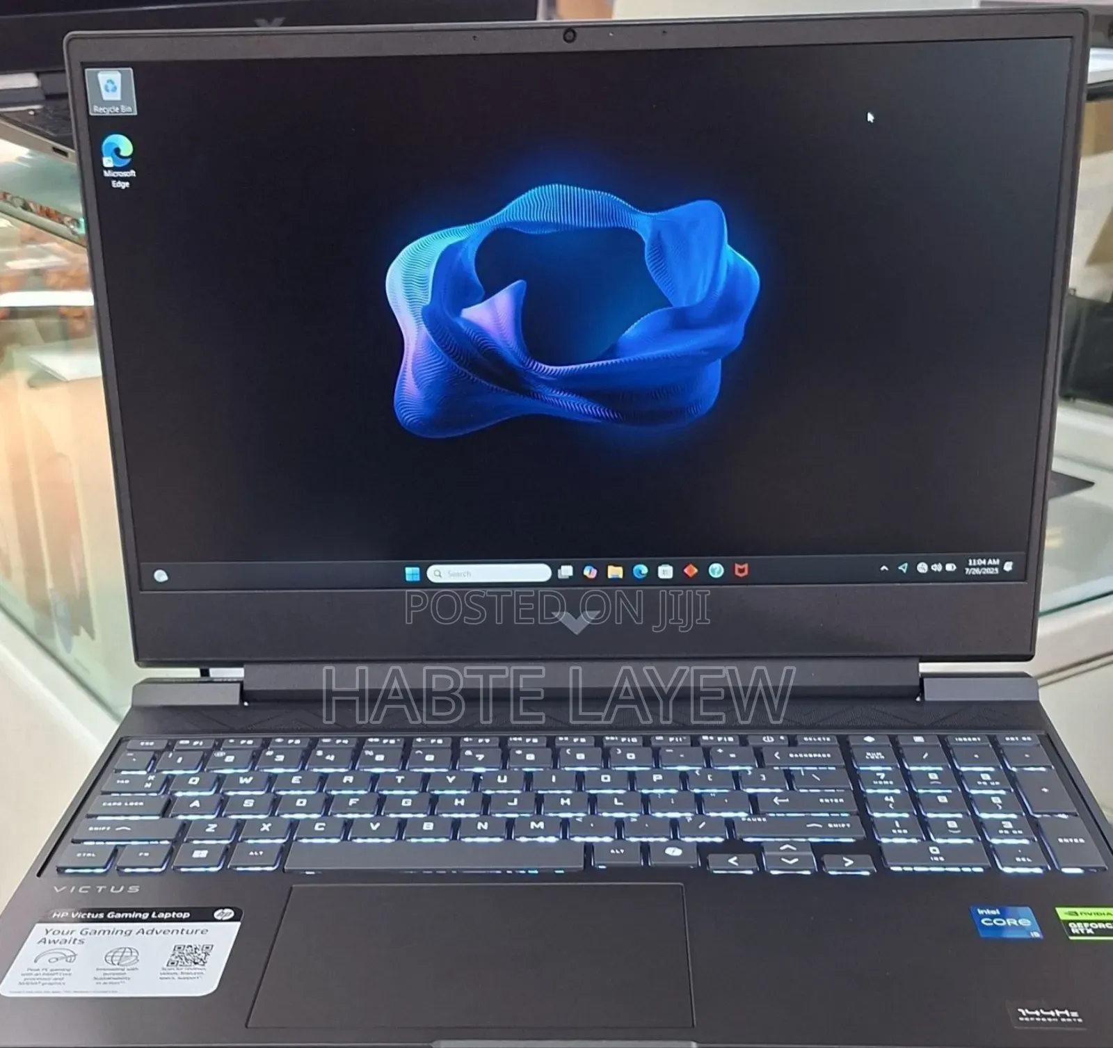 New Laptop HP Victus 15 8GB Intel Core I5 SSD 512GB