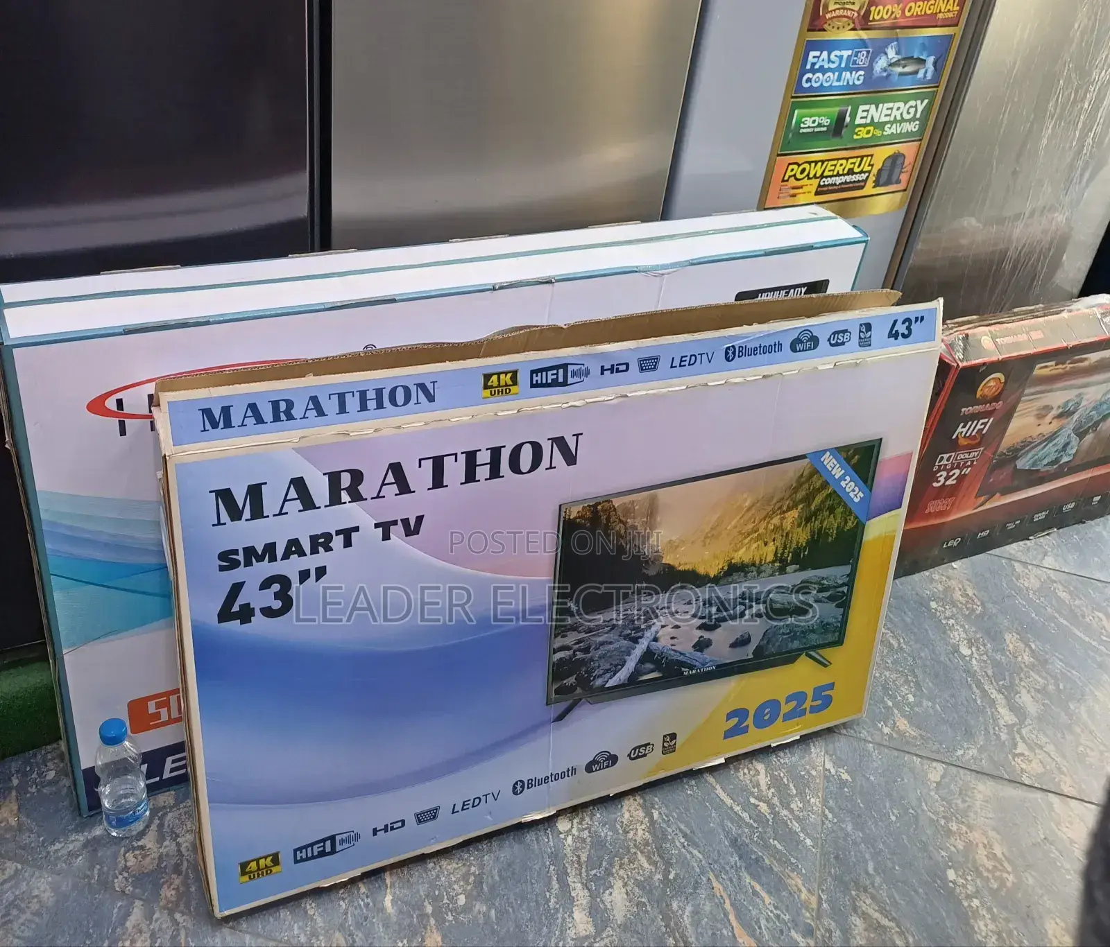 Marathon Tv 43" Smart Android Tv Double Glass Tv 2025