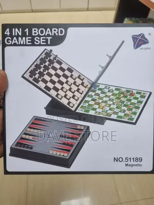 Photo - 4 In 1 Board Game Set"