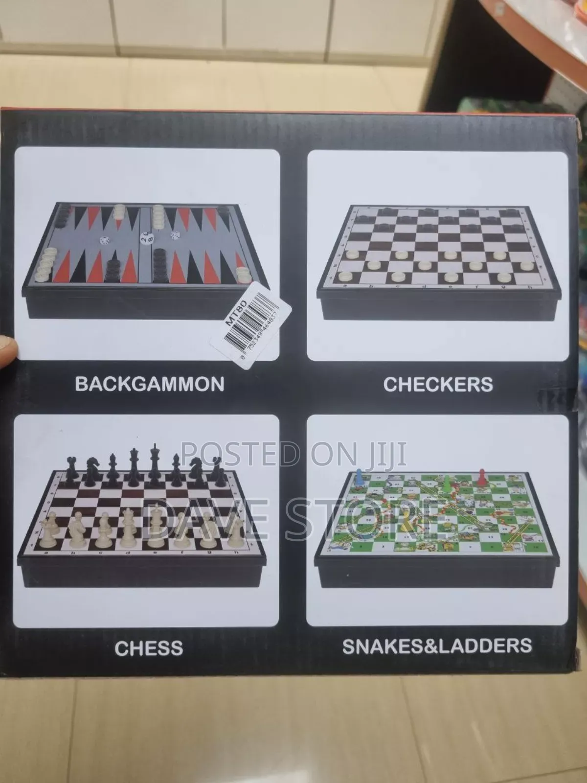 4 In 1 Board Game Set"