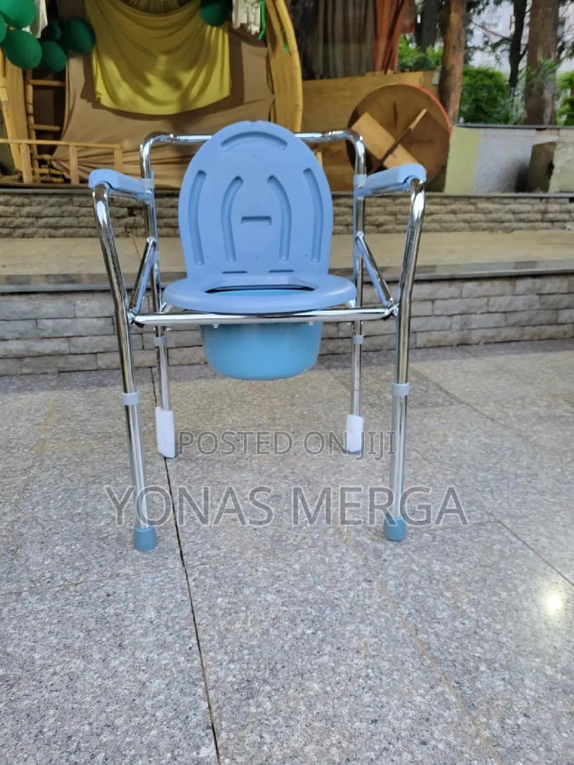Disabled Mobile Toilet Chair野፺commode Chair叠¶3-in-1 Usage - Bedside