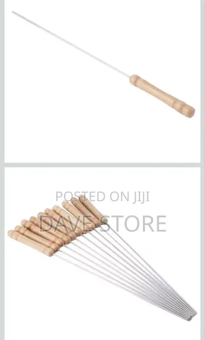 12 PCS Skewers Set for All Barbecue BBQ Need.