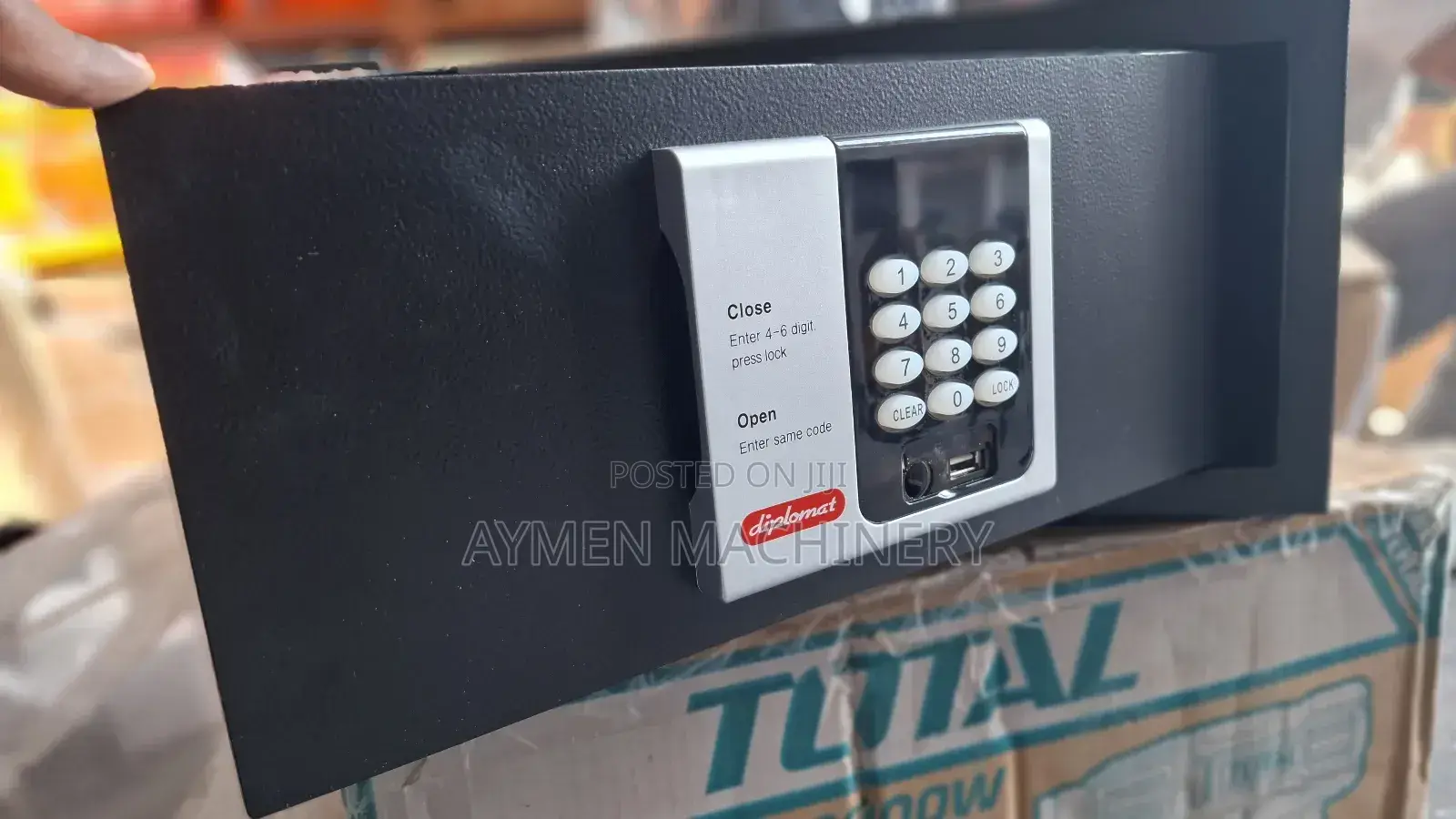 Hotel Safe Digital Lock 12kg ካዝና ካሽቦክስ