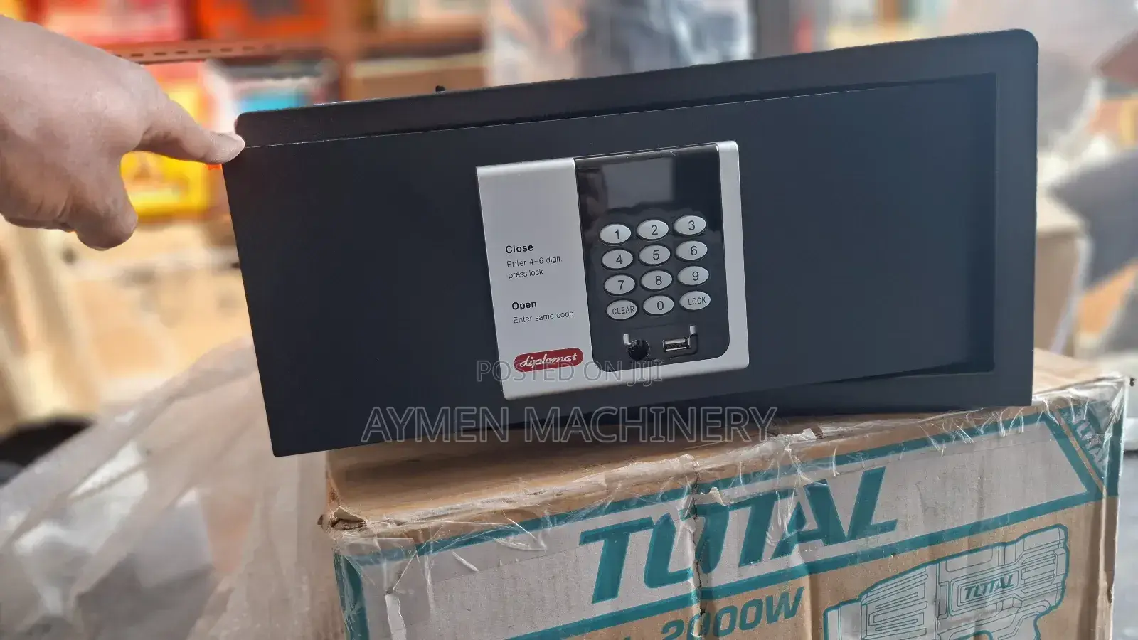 Hotel Safe Digital Lock 12kg ካዝና ካሽቦክስ