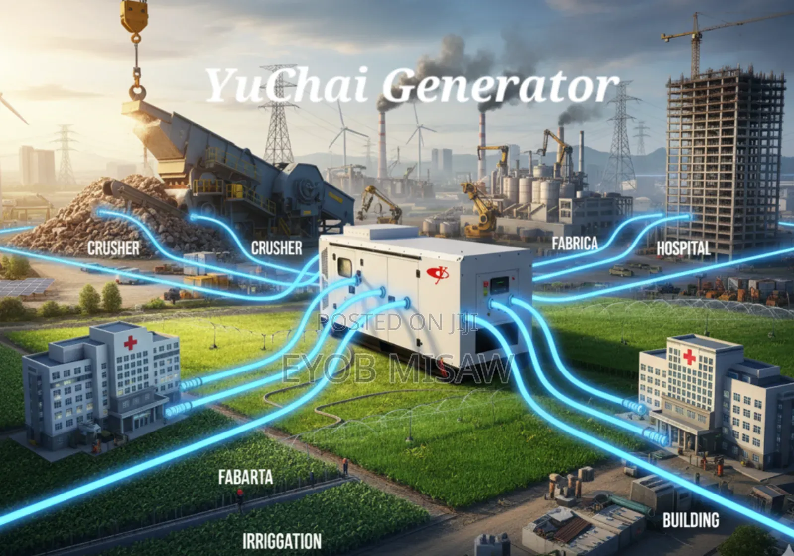 Generator for Different Industries