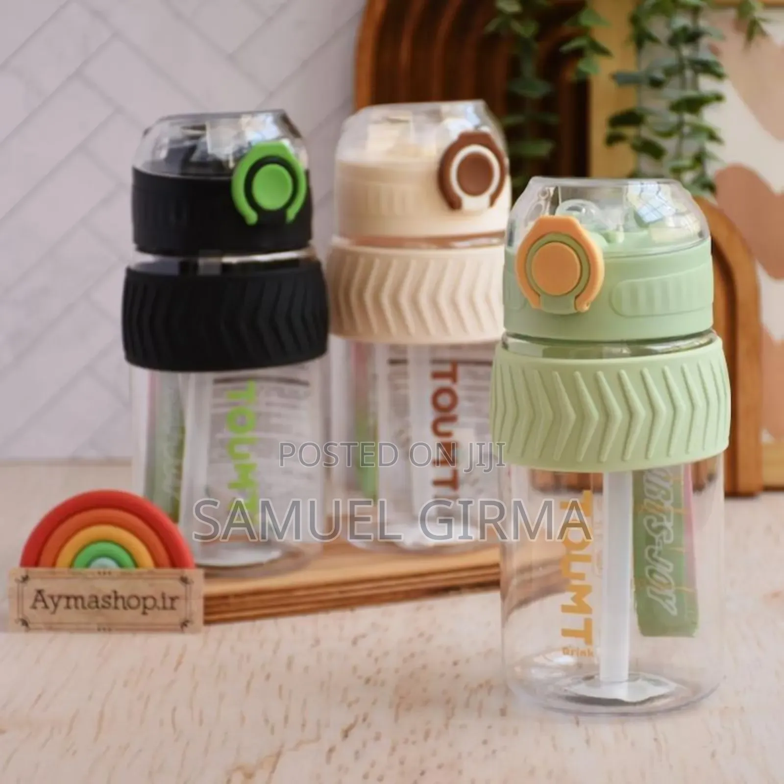  Water Bottle With Time Marker
Leak Proof
500ml