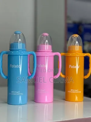 Potato Standard Neck Pp Bottle Feeding Bottle With Handle Bpa-Free