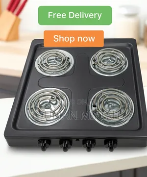 Photo - Four Burner Electric Stove ባለ 4 ምድጃ ስቶቨ