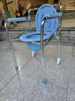 Photo - Toilet Chair=Bedside Commode-Ideal炸፬treated to Resist Rust Effectively