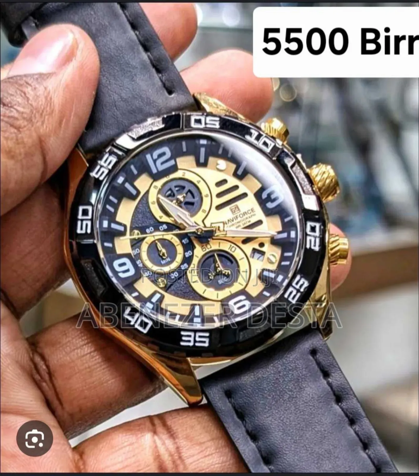 Mens Hugh Quality Navi Force Unique Large Dial Sport Quartz S