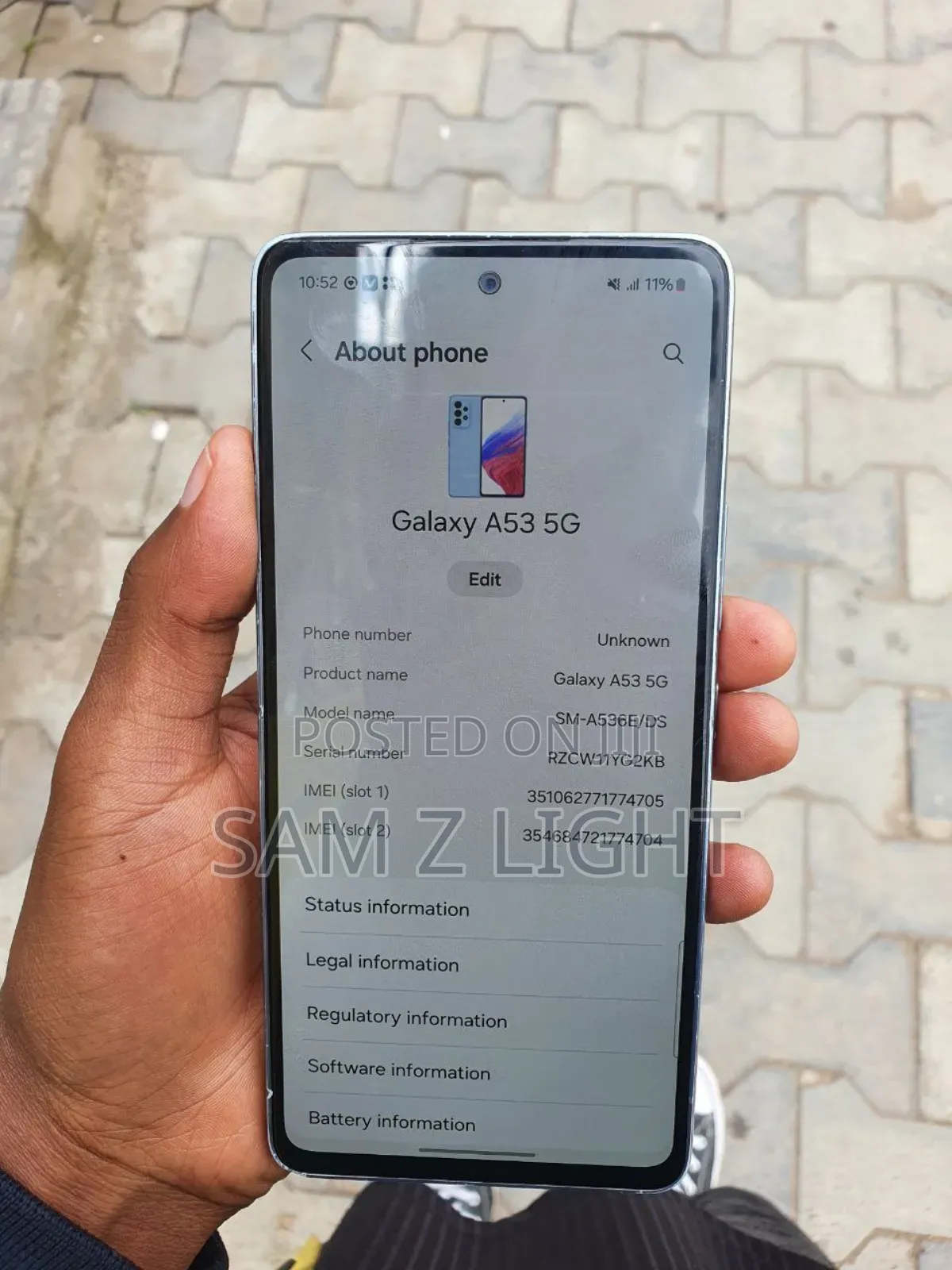 Samsung Galaxy A53 5G 128 GB Blue