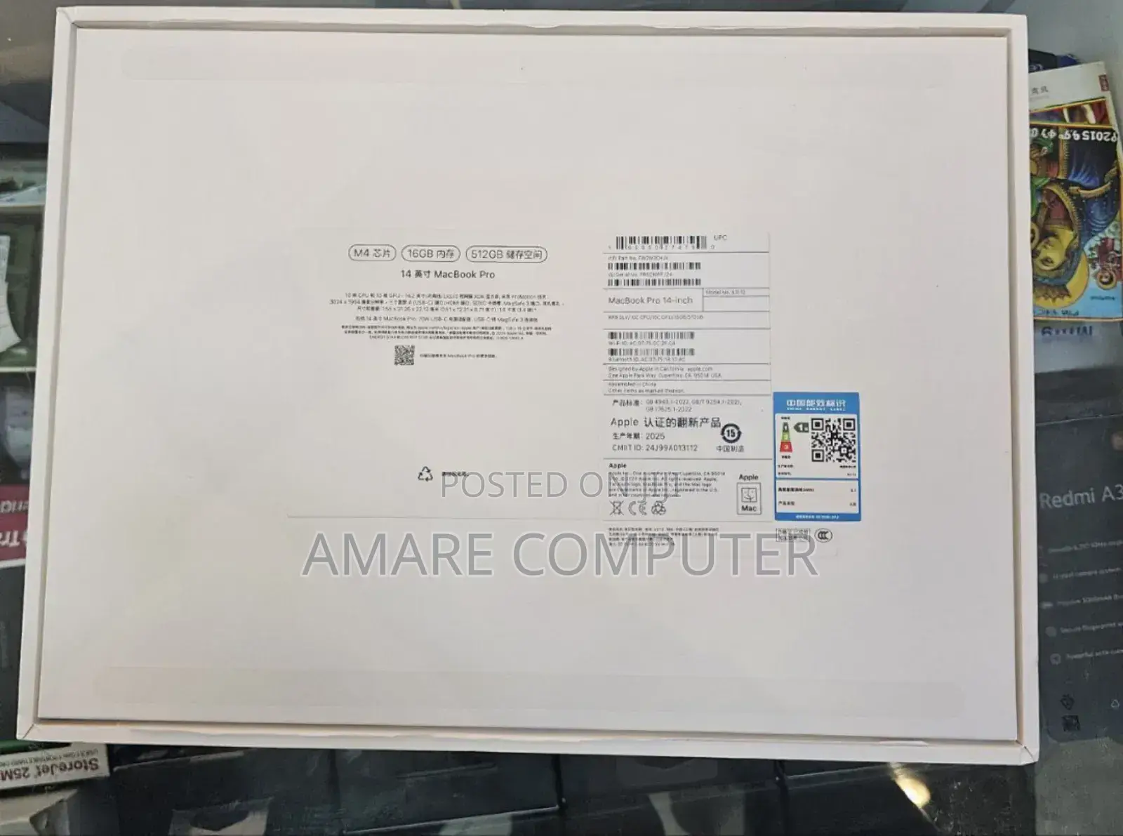 New Apple MacBook Pro 2024 M4 14-Inch 16GB Apple M4 Pro SSD 512GB