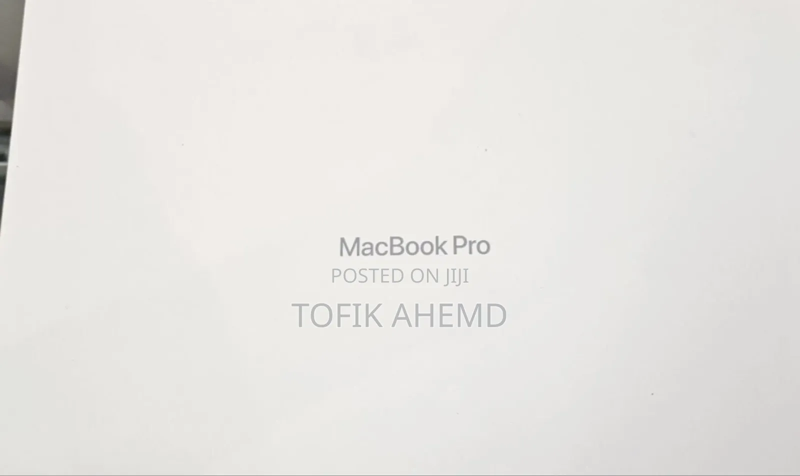 New Laptop Apple MacBook Pro 16GB Intel Core I7 SSD 512GB