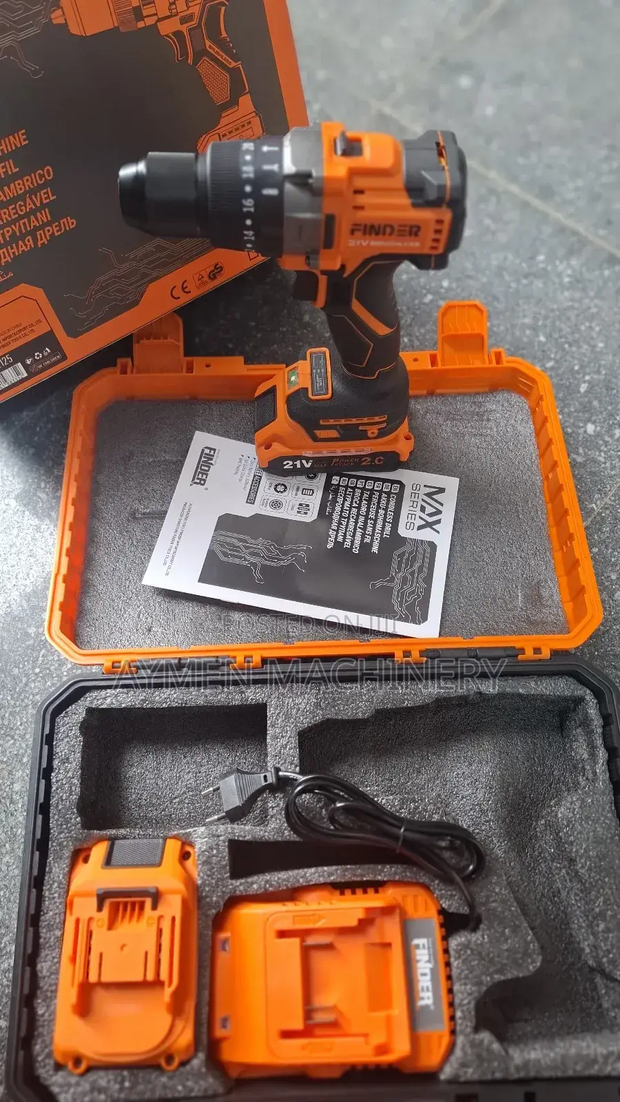 Finder 21v Chargeable Impact Drill 120nm