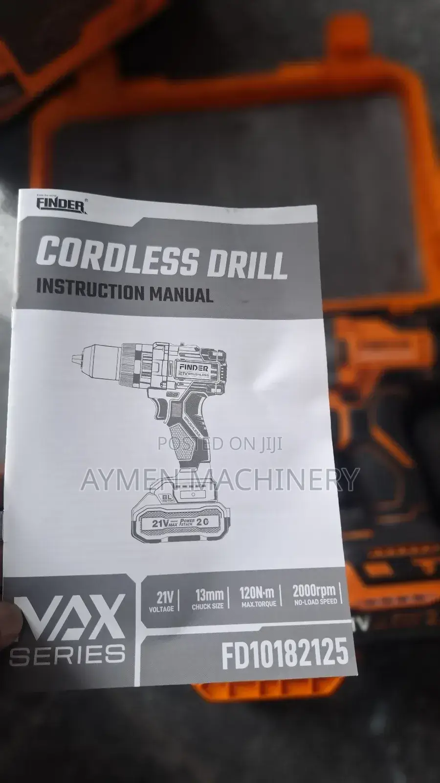 Finder 21v Chargeable Impact Drill 120nm