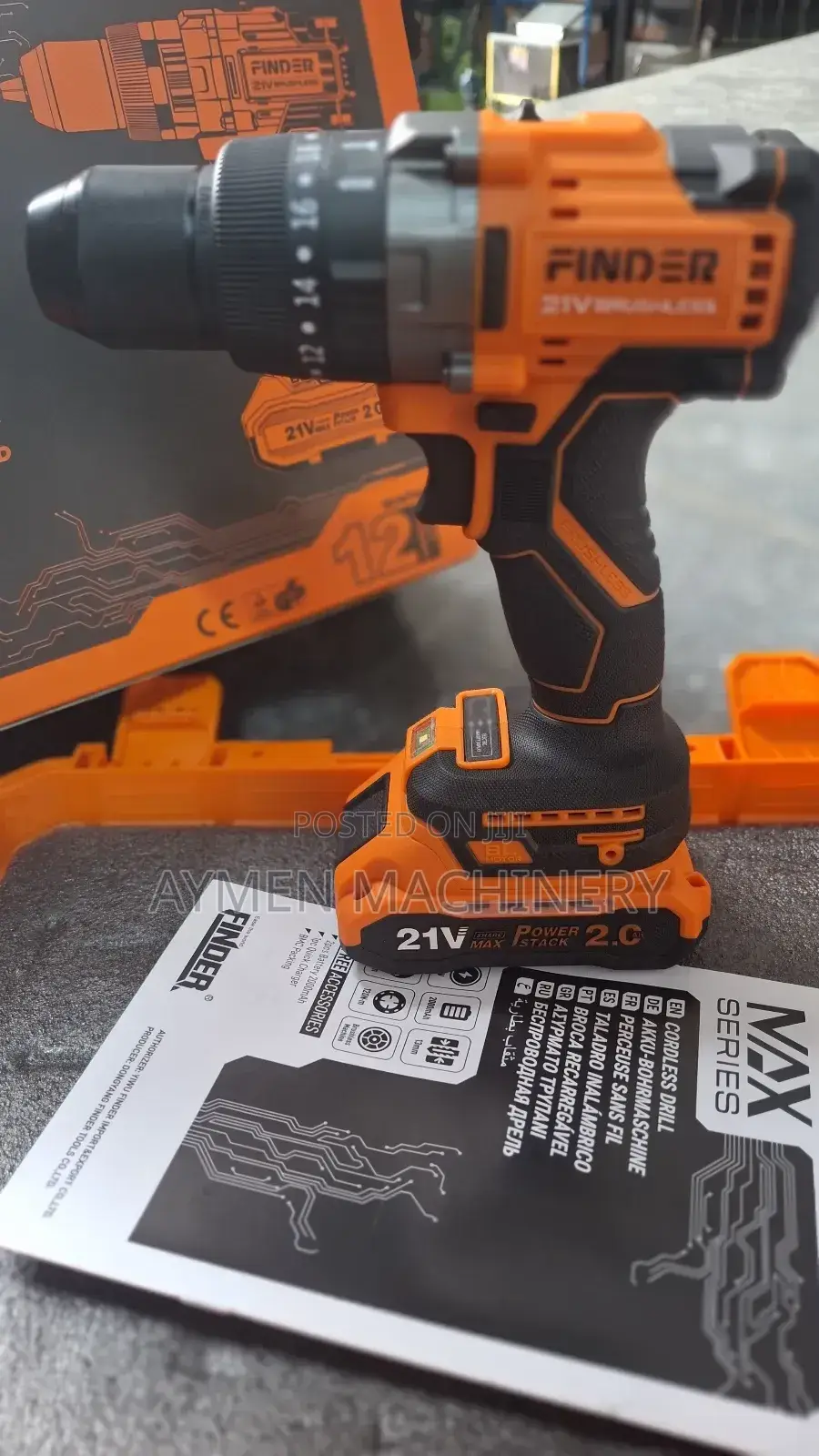 Finder 21v Chargeable Impact Drill 120nm