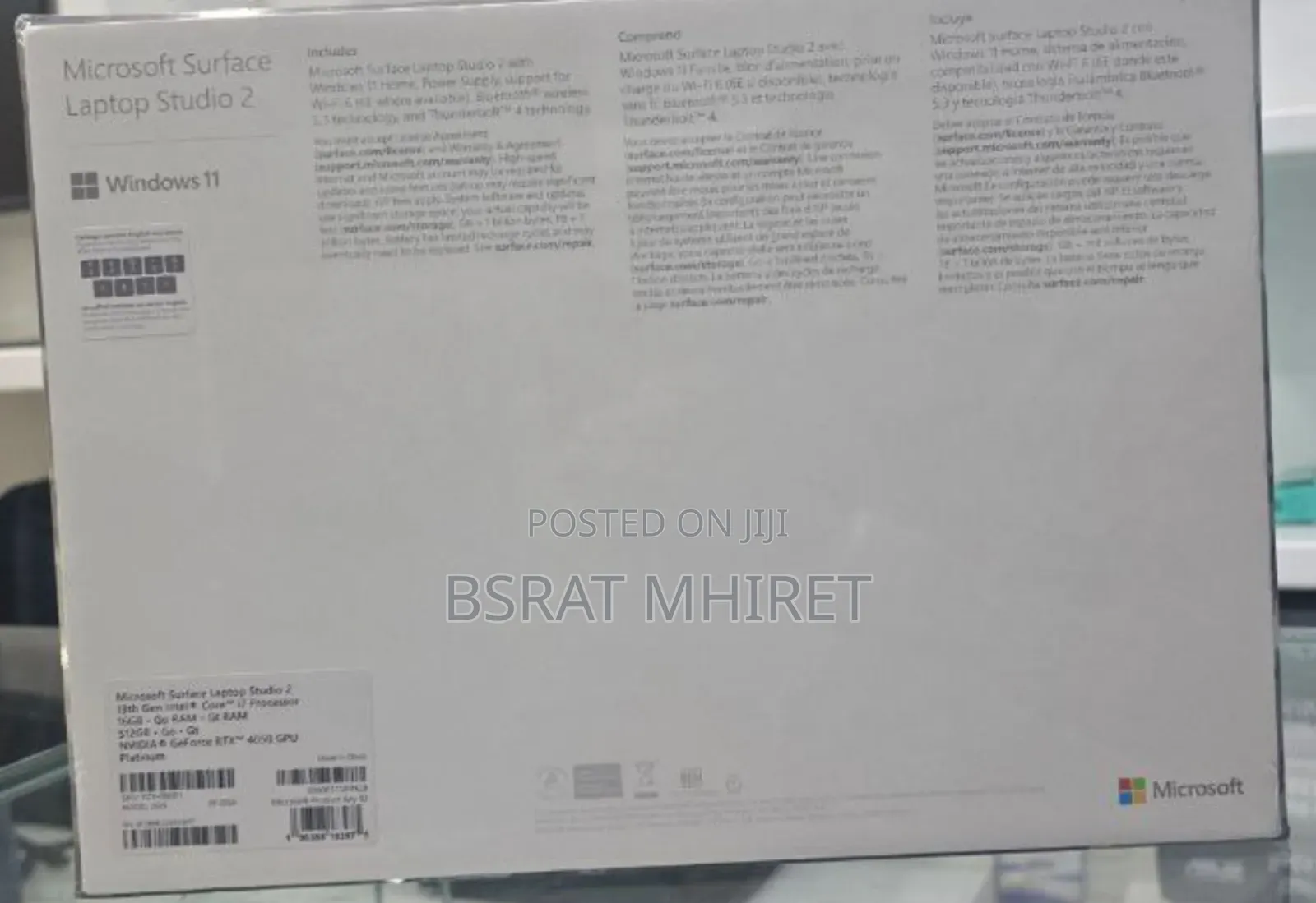 New Microsoft Surface Laptop Studio 2 16GB Intel Core I7 SSD 512GB