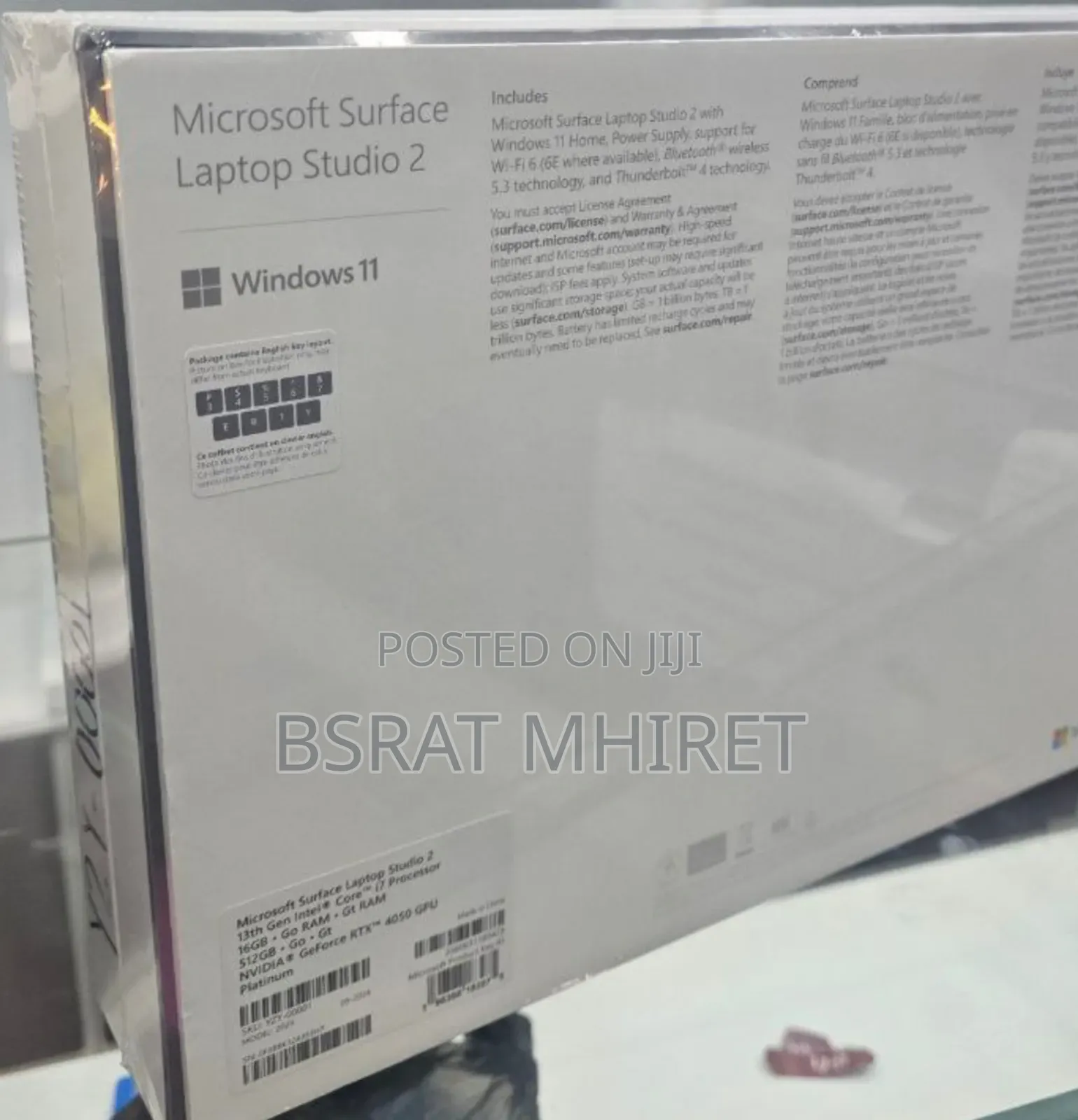 New Microsoft Surface Laptop Studio 2 16GB Intel Core I7 SSD 512GB