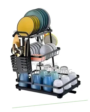 Photo - 3 Tier Stainless Still Dish Drainer Rack