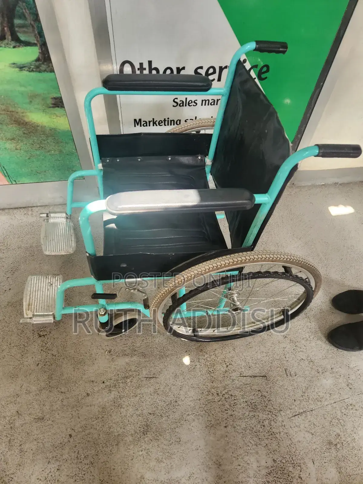 Wheelchair癲馬green and Leather Seat Wheelchair煞車wheelchair晁考wheelchair