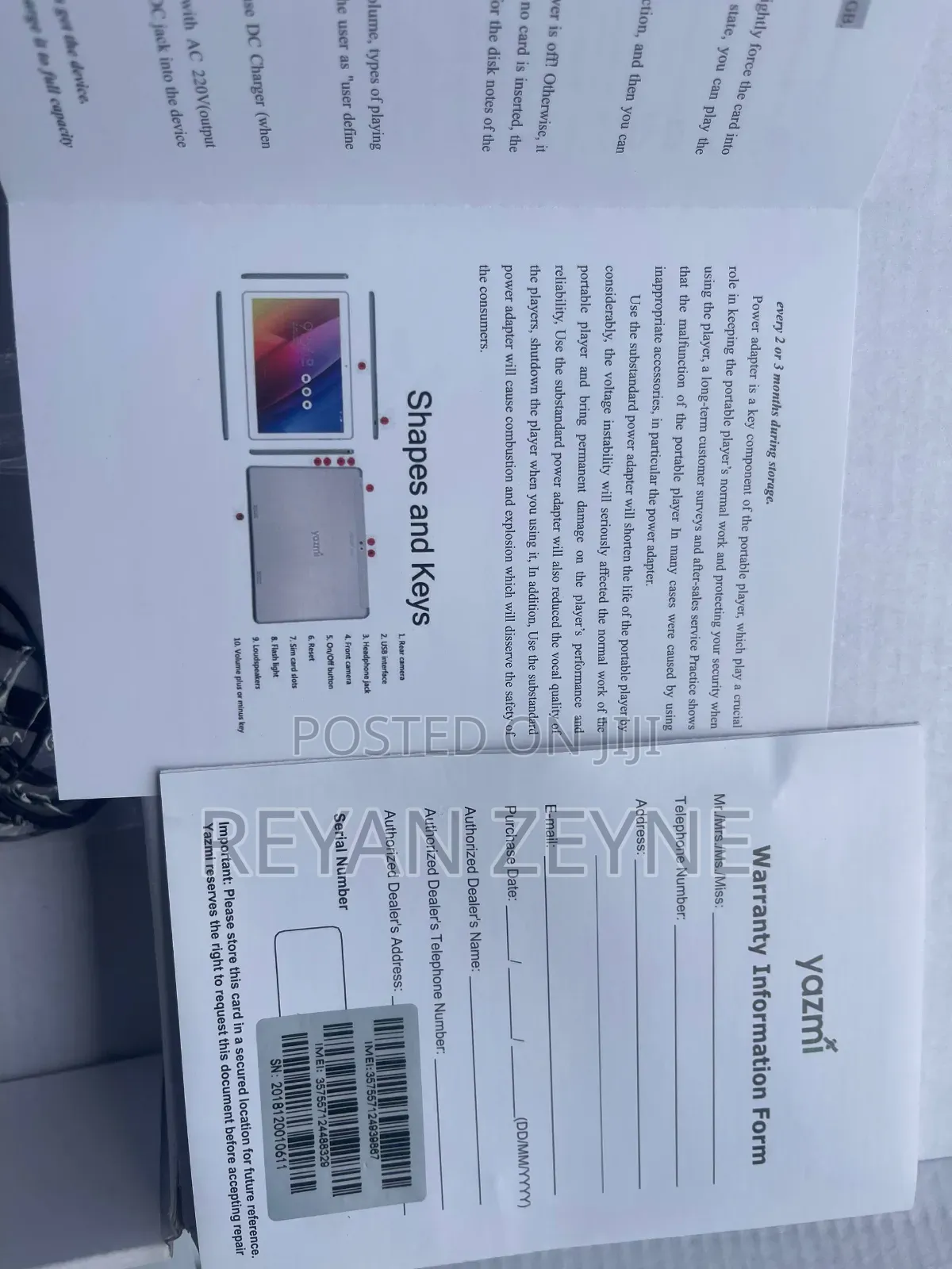 New AirTab A19 32 GB White