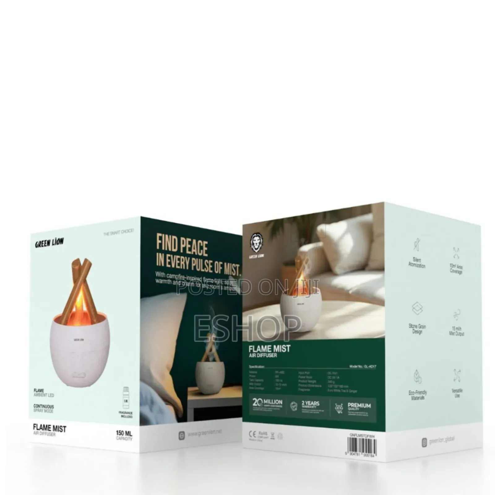 Style and Function: The Green Lion Flame Mist Diffuser