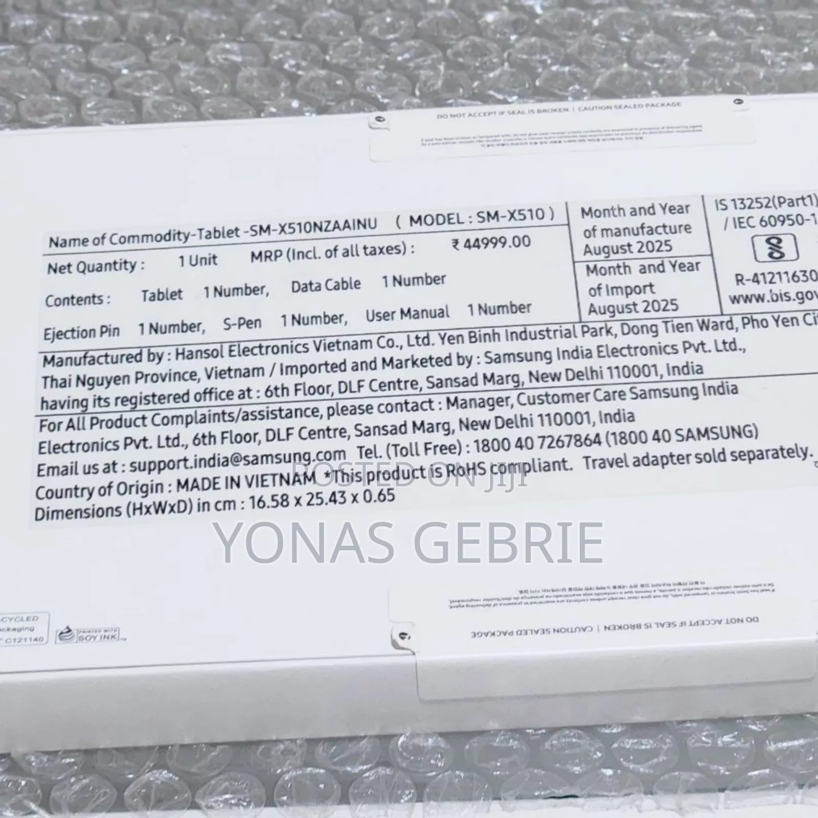 New Samsung Galaxy Tab S9 128 GB