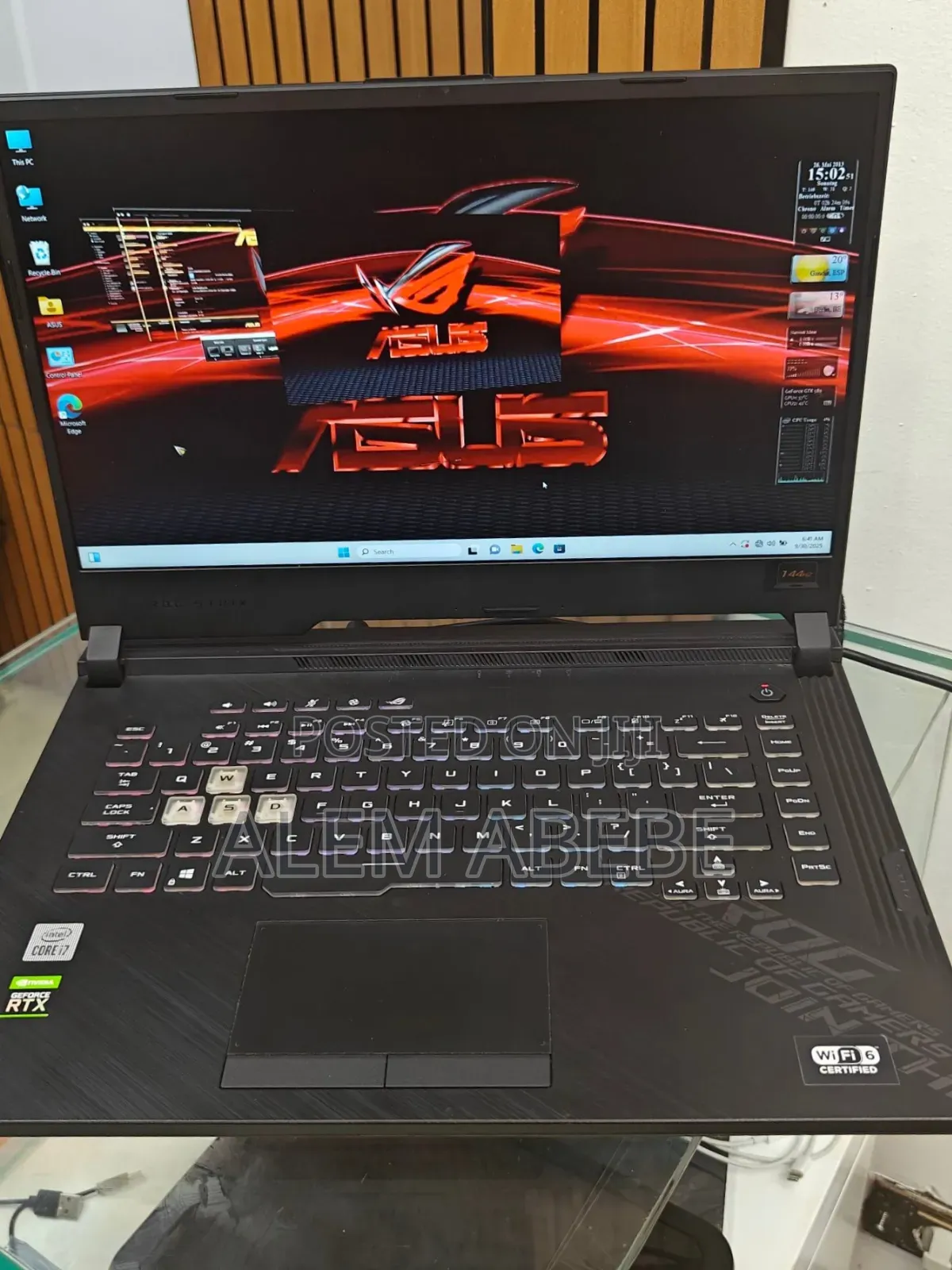 New Laptop Asus ROG Strix G15 G512 16GB Intel Core I7 SSD 512GB