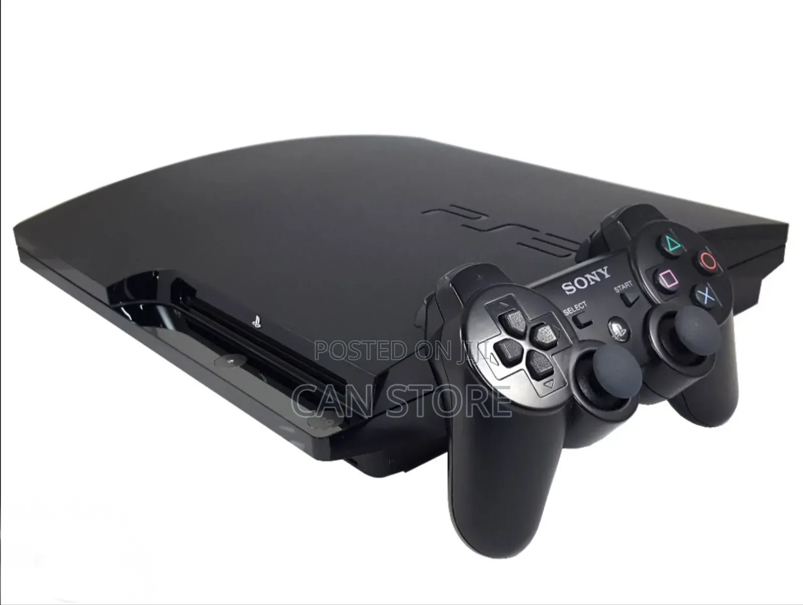 Playstation 3slim Model Playstation ከ 2joystick ጋር እንዳያመልጣችሁ