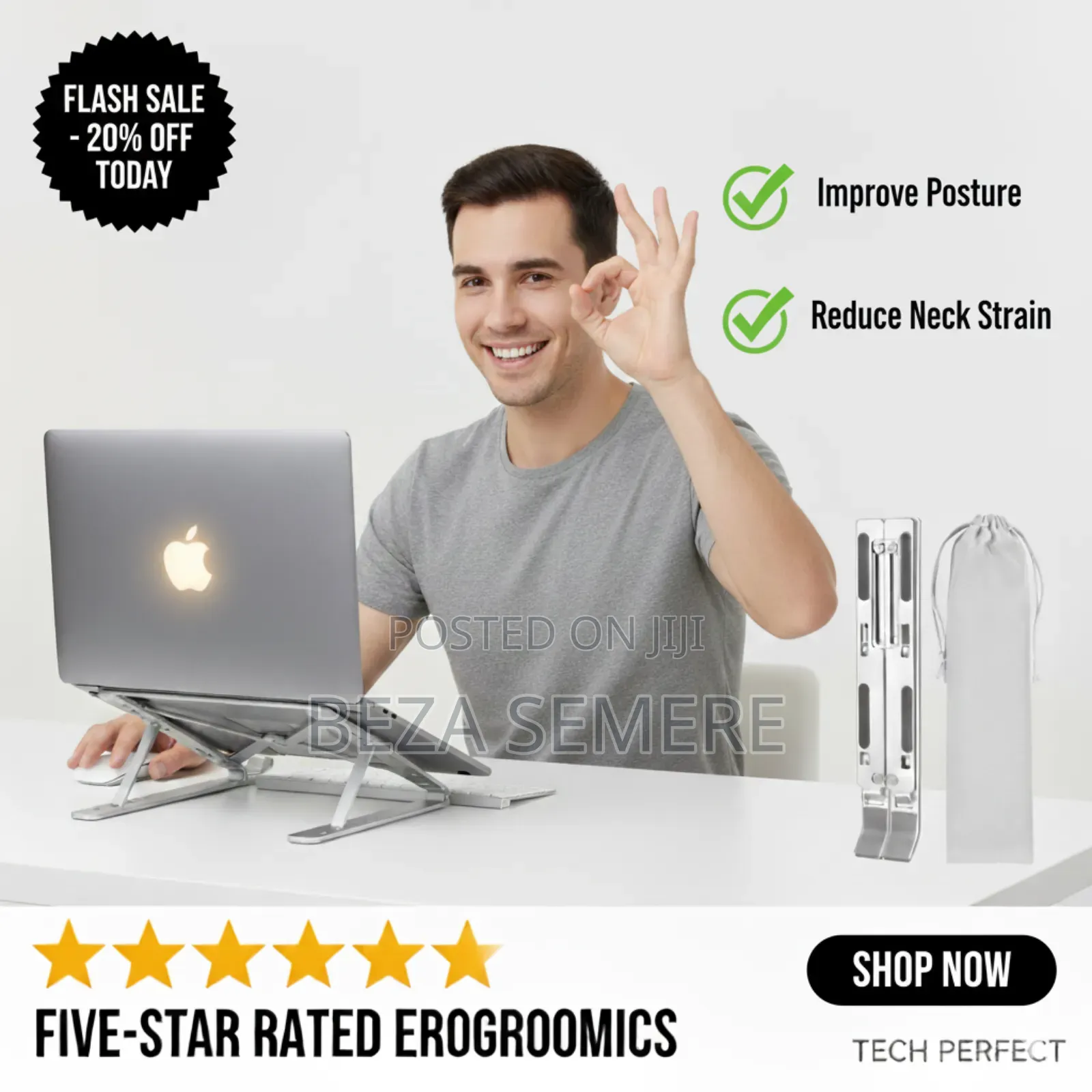 Foldable Height Quality Adjustable Laptop Stands Typescript ■■