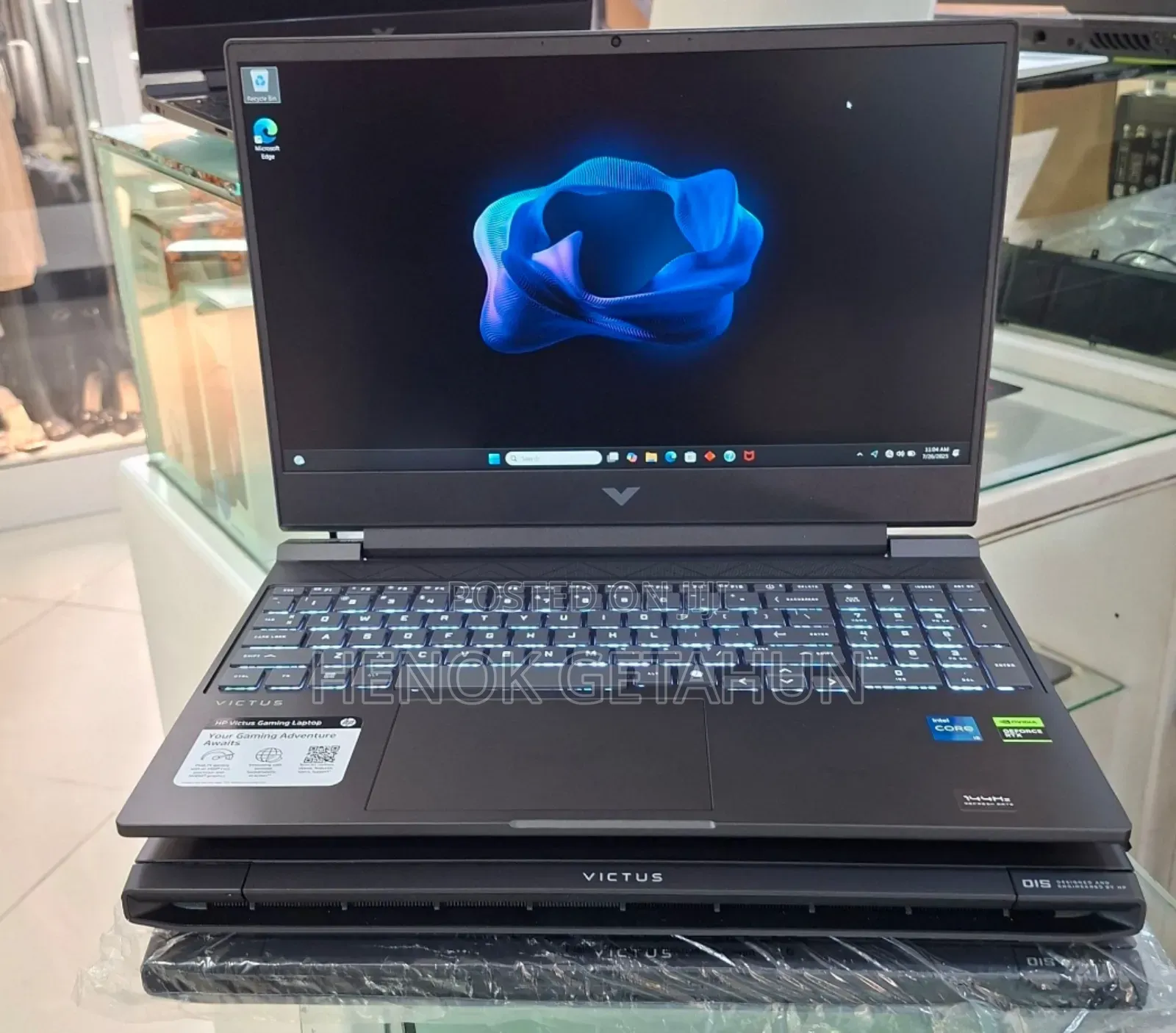 New Laptop HP Victus 15 8GB Intel Core I5 SSD 512GB