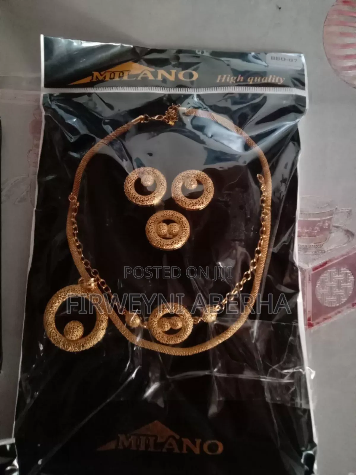 Milano High Quality Necklace and Earrings